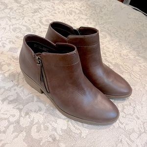 Time and Tru Brown Booties